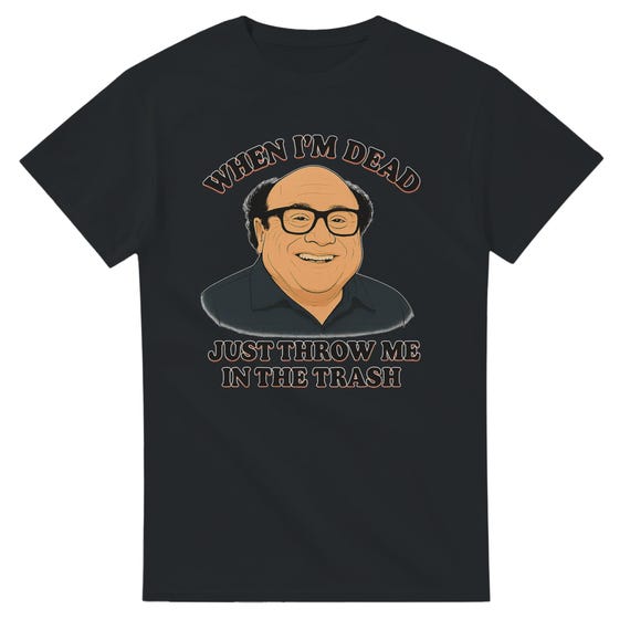 Frank Reynolds T-shirt It's Always Sunny in Philadelphia - Technical View
