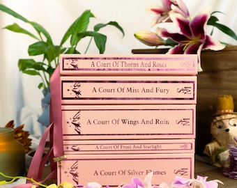Série ACOTAR Edição Especial | Livros Reencadernados Personalizados | Série ACOTAR | Sarah J. Maas | Série Completa | Série ACOTAR Reencadernada | Capa Dura