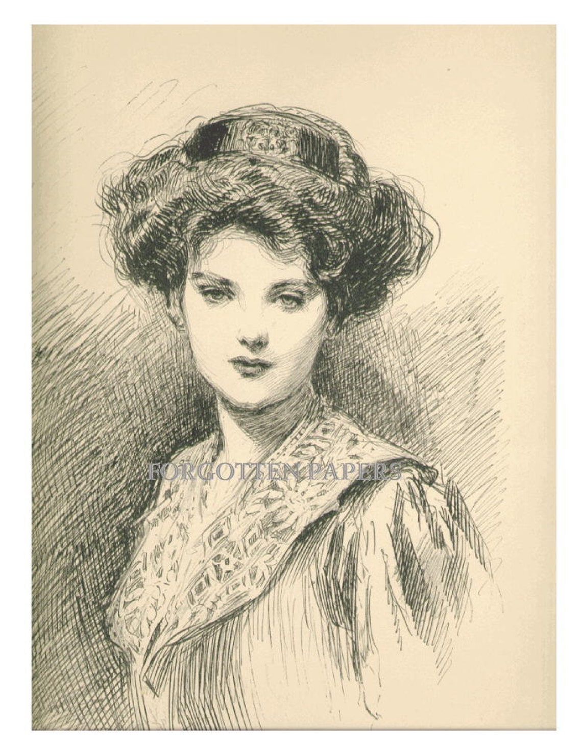 Gibson Girl Rare Signed 1909 Uncirculated Artist Proof | Etsy
