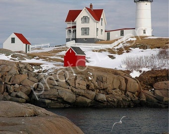 Nubble Light, or Cape Neddick Light - 8x10 signed and numbered original photograph