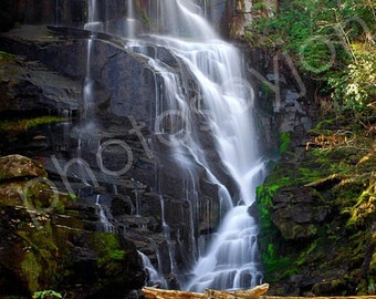 Eastatoe Falls - signed original photograph, Fine Art print matte finish, North Carolina waterfall