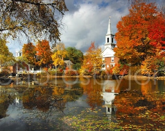 Harrisville - signed original photograph - New Hampshire Landscape, Award Winner