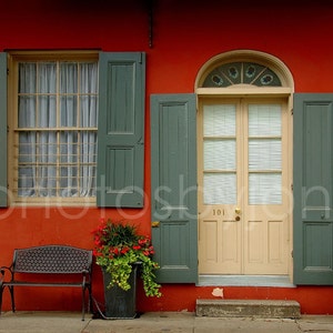 101 - 8 x 12 signed original photograph - New Orleans architecture