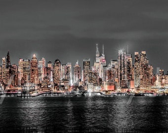 CANVAS 2022 New York City NYC Skyline NIGHT Midtown