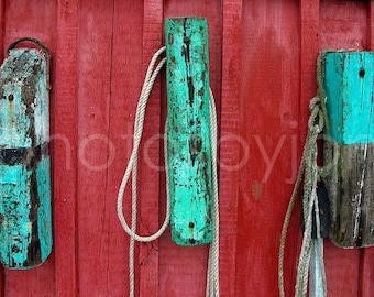 Buoys at Motif No. 1 - 8x12 signed original photograph - Rockport Massachusetts