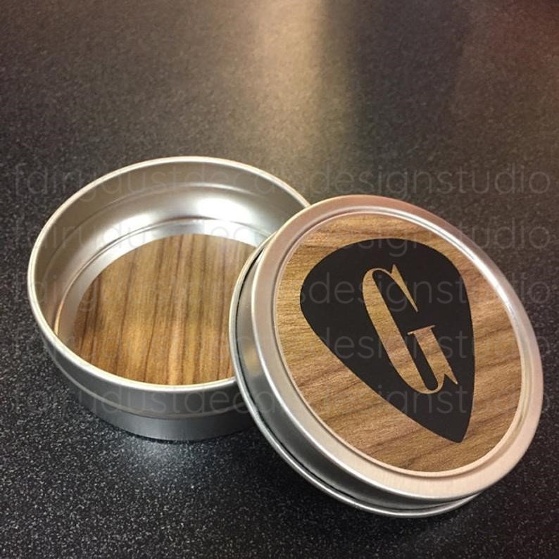 Guitar Pick Holder Tin Guitar Pick Holder Guitar Player Etsy