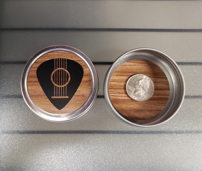 Guitar Pick Holder acoustic guitar pick container six string Etsy
