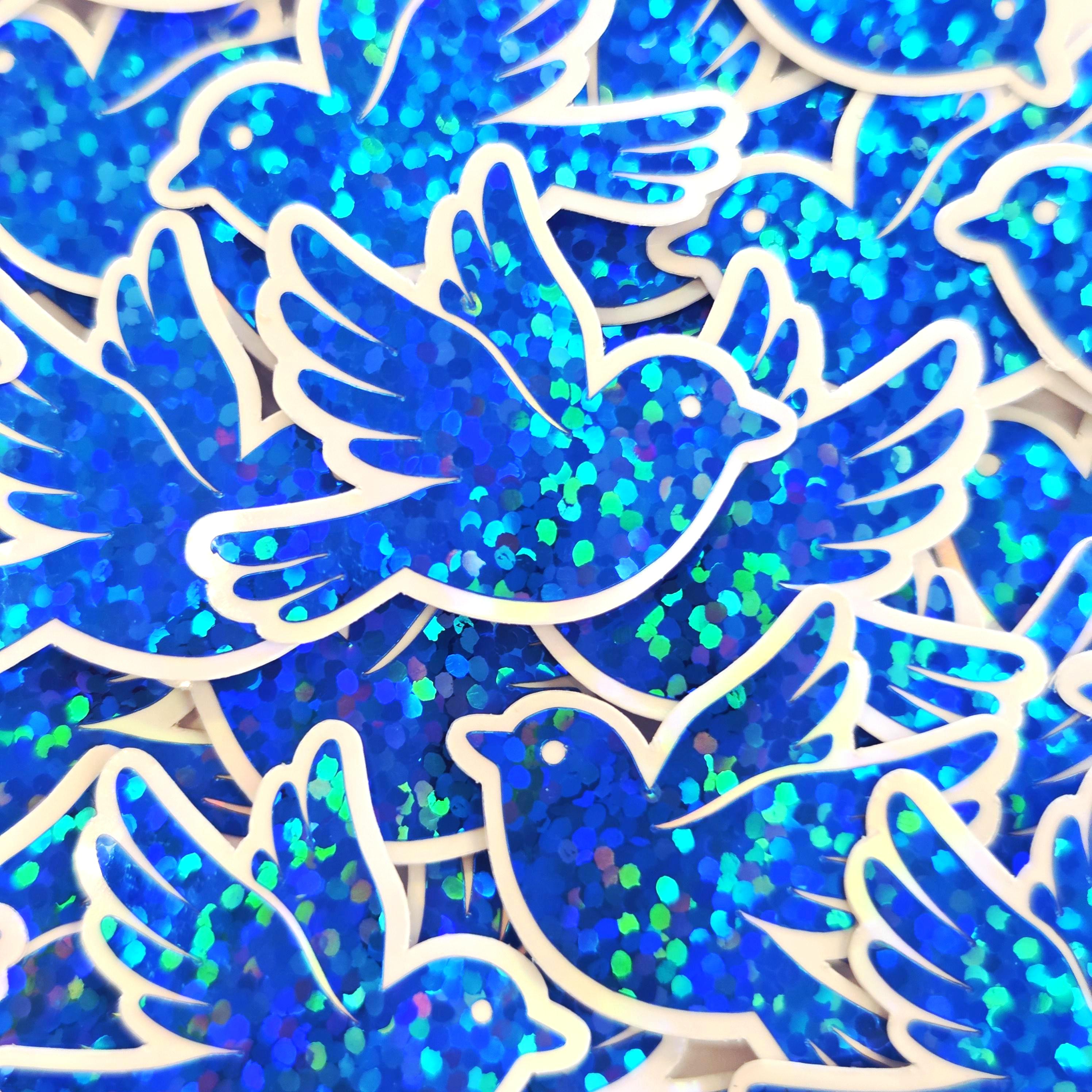 Mini Bluebird Stickers, Die-cut Vinyl Decals, Peel & Stick Birds - Etsy
