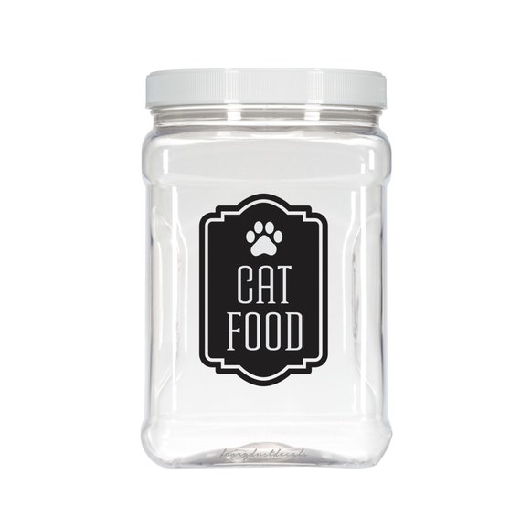 dry cat food container