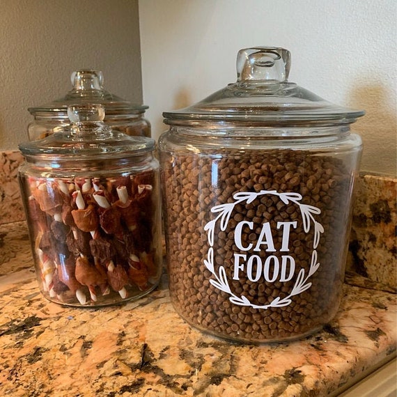 Cat biscuit cheap container