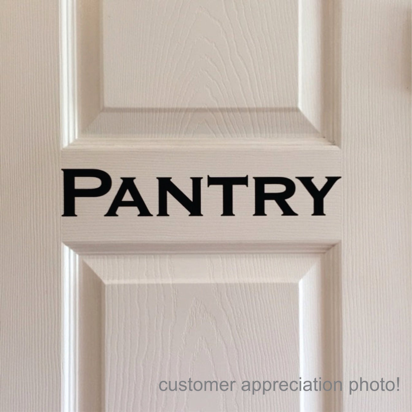 Pantry decal kitchen pantry cupboard sticker pantry door Etsy