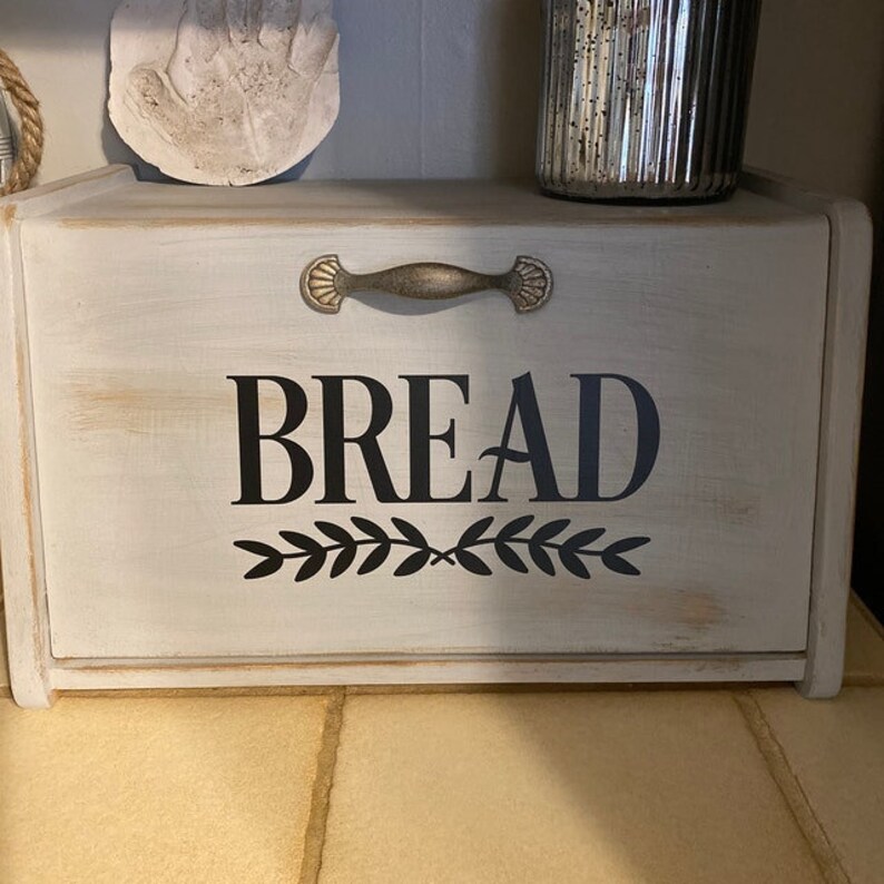 Bread Box Decal Bread Box Storage Label Farmhouse Style Etsy