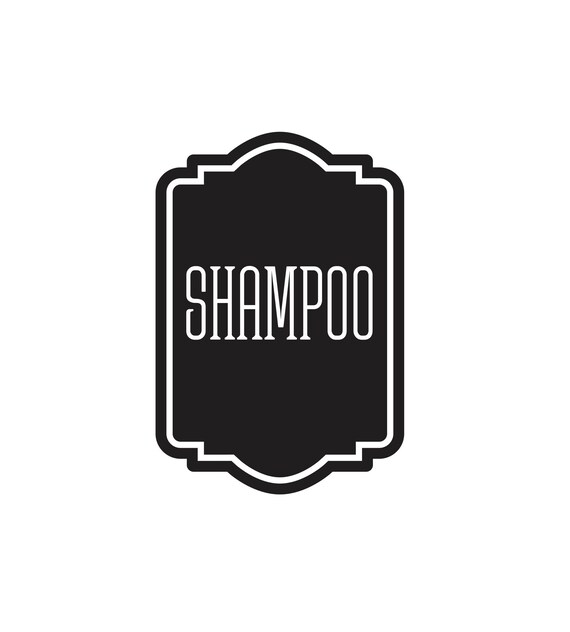 Shampoo Bottle Decal hair product label shampoo vinyl decal Etsy
