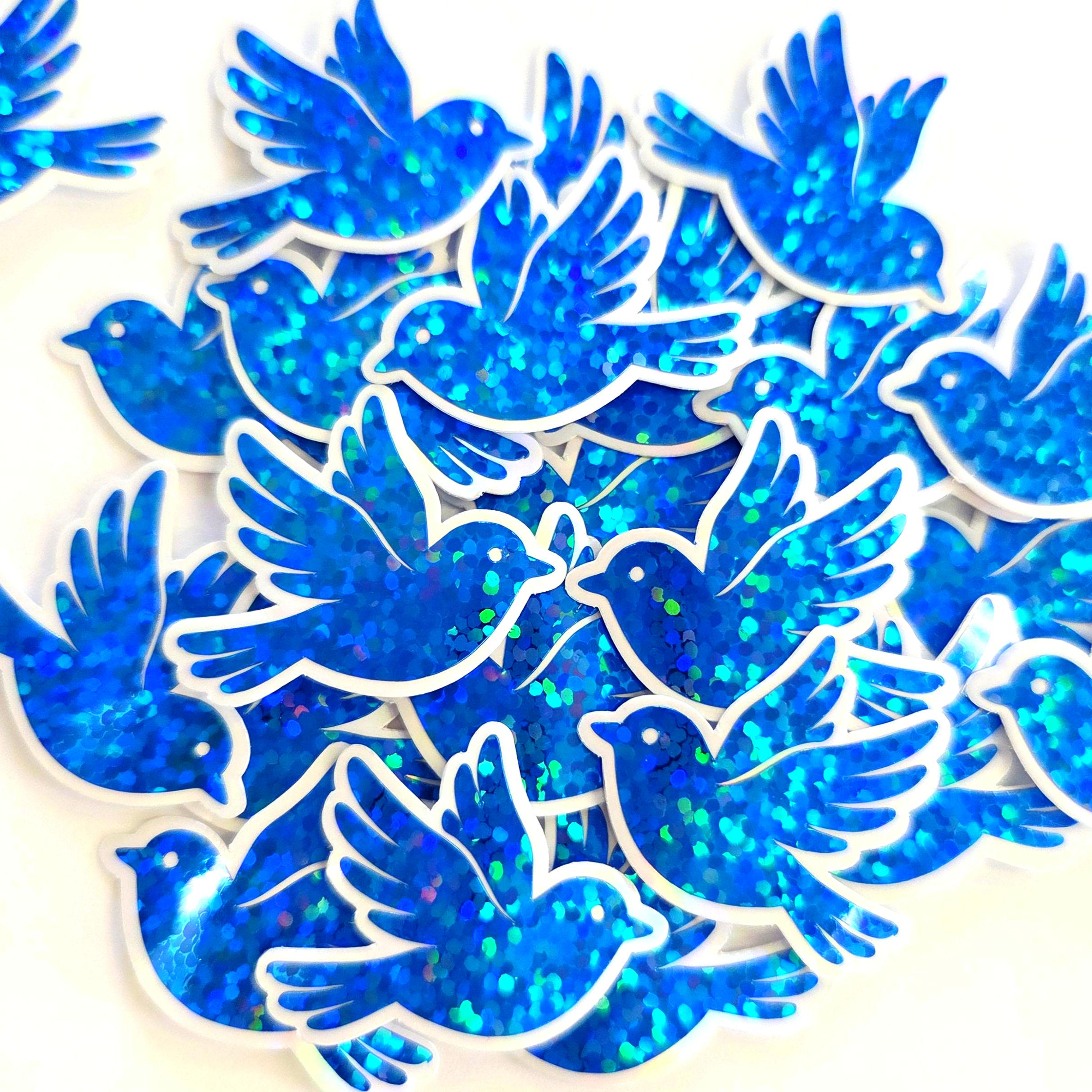 Mini Bluebird Stickers, Die-cut Vinyl Decals, Peel & Stick Birds - Etsy