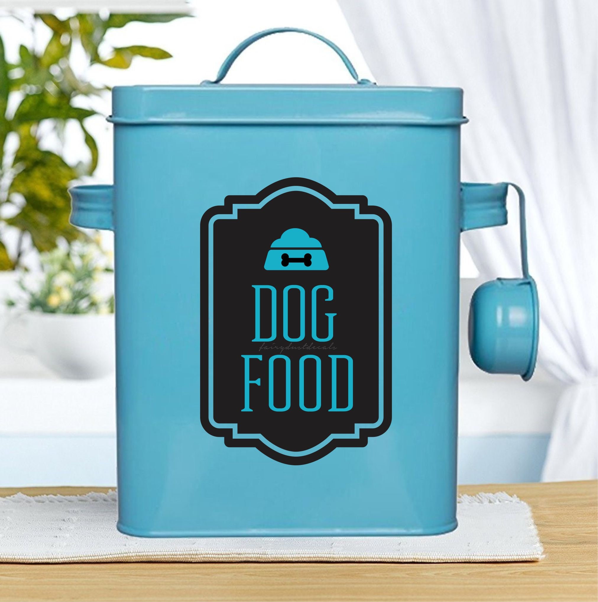 Dog Food Container Decal Sticker for Dog Food Canister Dog Etsy