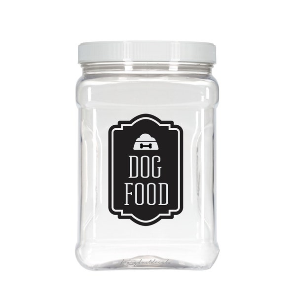 Dog Food Decal Etsy