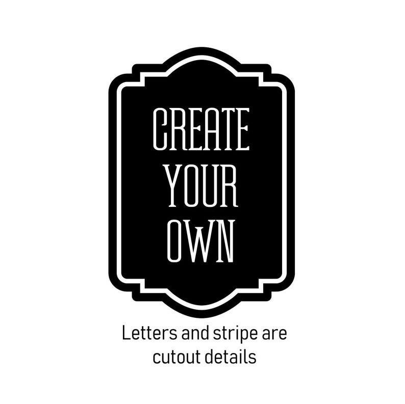 Create Your Own Decal Pantry Storage Label Sticker Etsy
