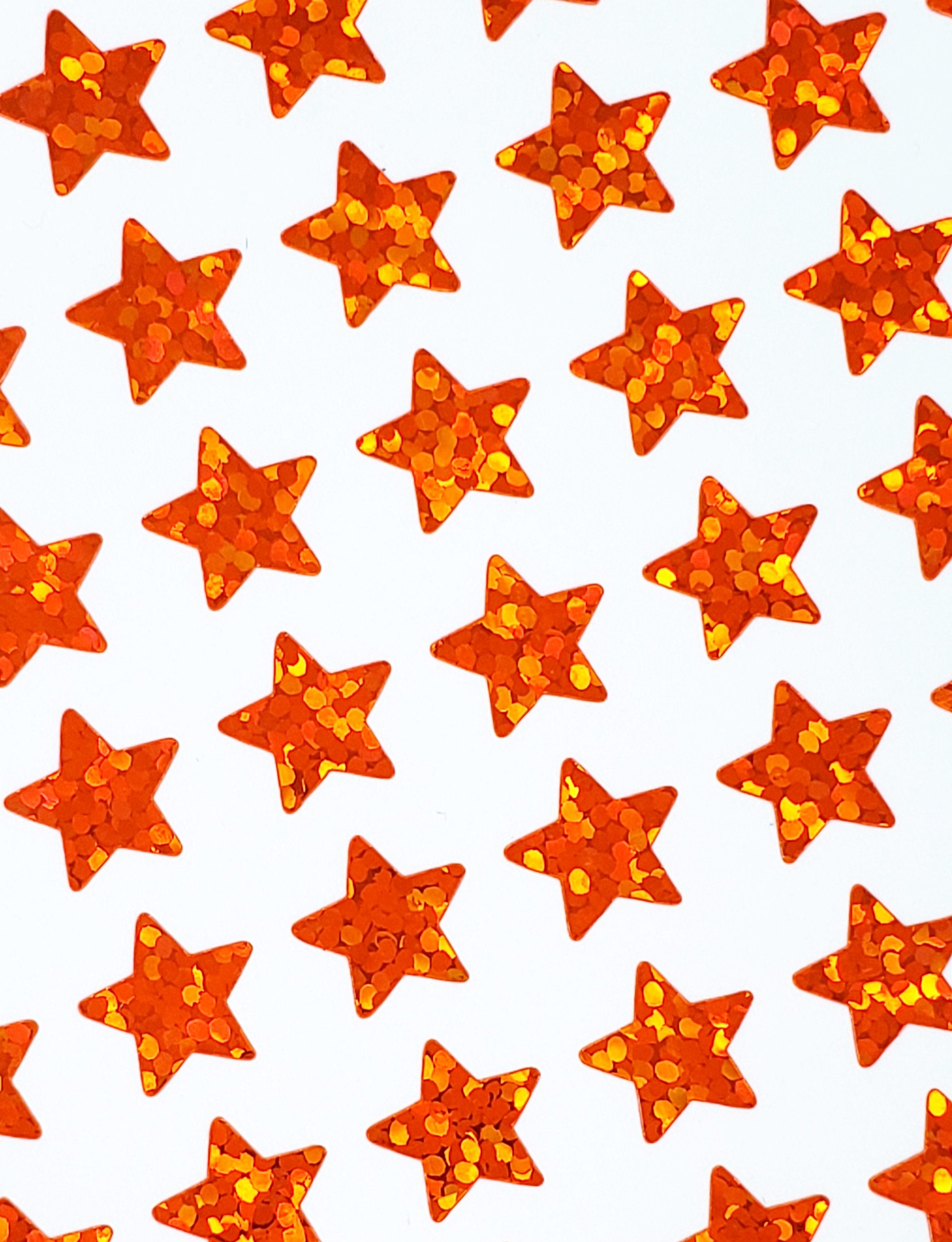 Gold Stars Sticker Sheet, Set of 192 Small Metallic Gold Star