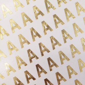 Gold Foil Alphabet Stickers - Purchase 242 Pack Decorative Stickers Online