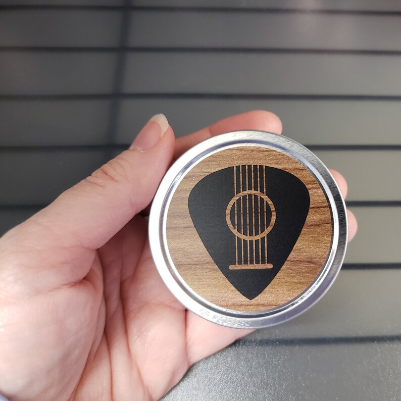 Guitar Pick Holder Acoustic Guitar Pick Container Six String Etsy