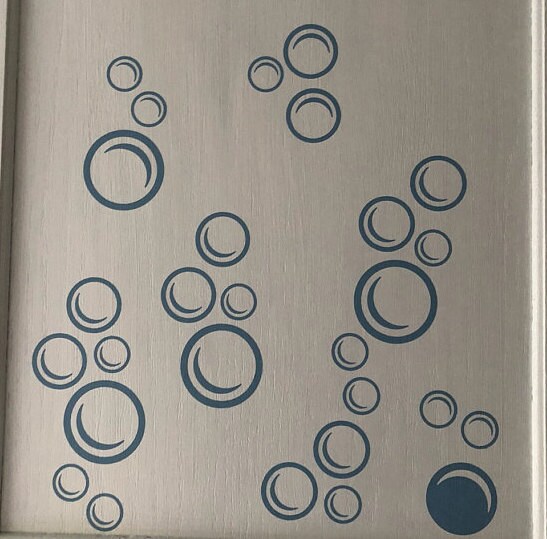 Bubbles wall decals soap bubbles Bubble decal Fish Bubbles Etsy