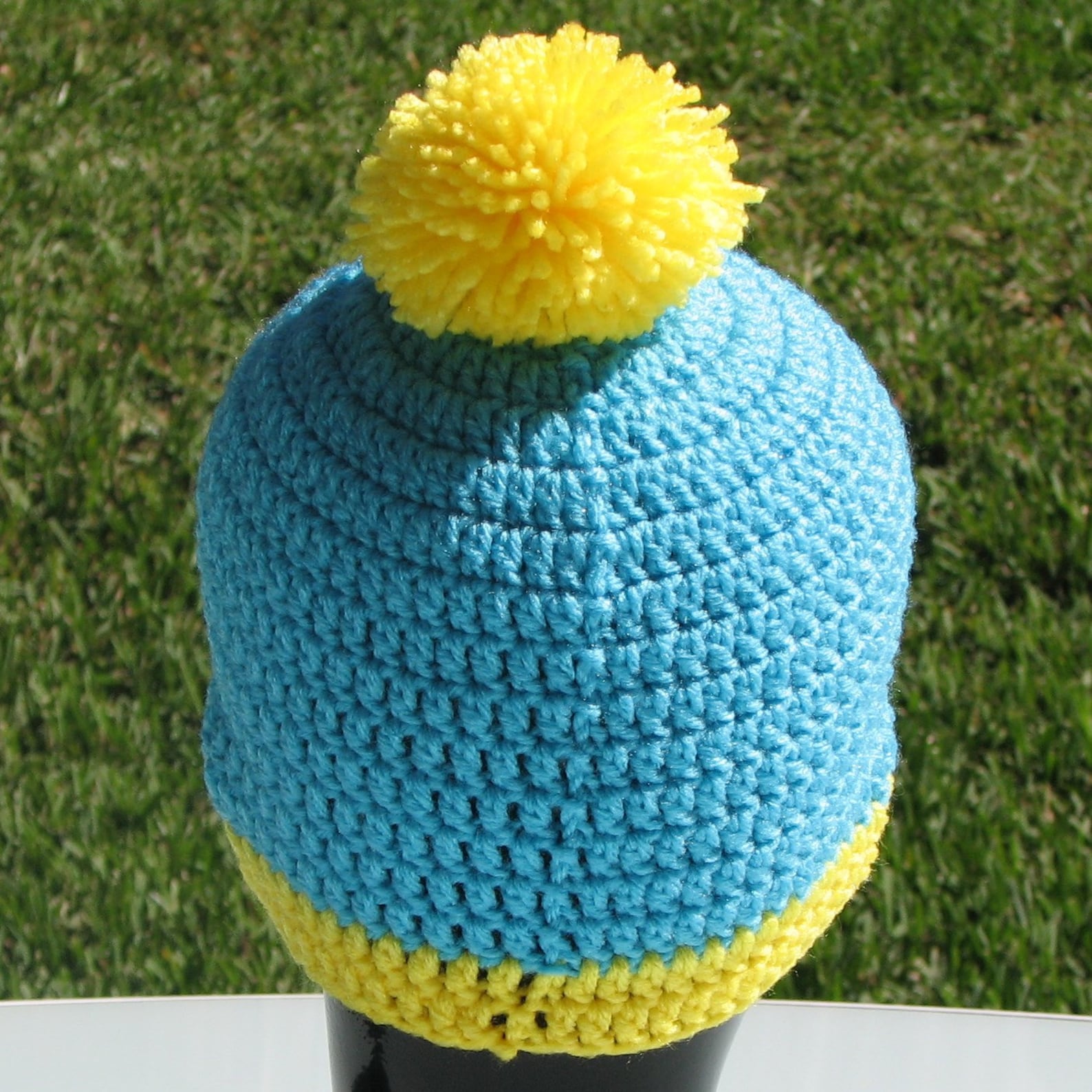 South Park Hat Crochet Eric Cartman Hand Crocheted Beanie Skullcap