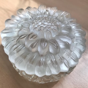 Vintage glass box Bohemia