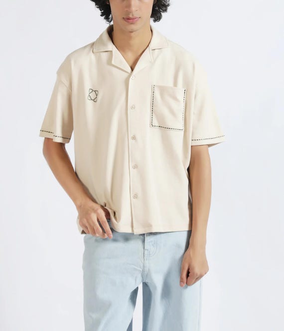 The SAND DRIFT POLO- Relaxed Fit with Signature Stitch and Embroidery
