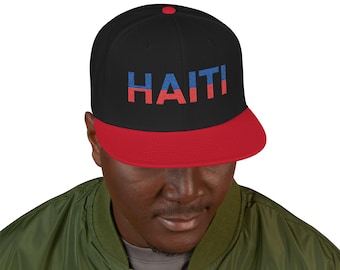 HAITI Embroidered Snapback Hat