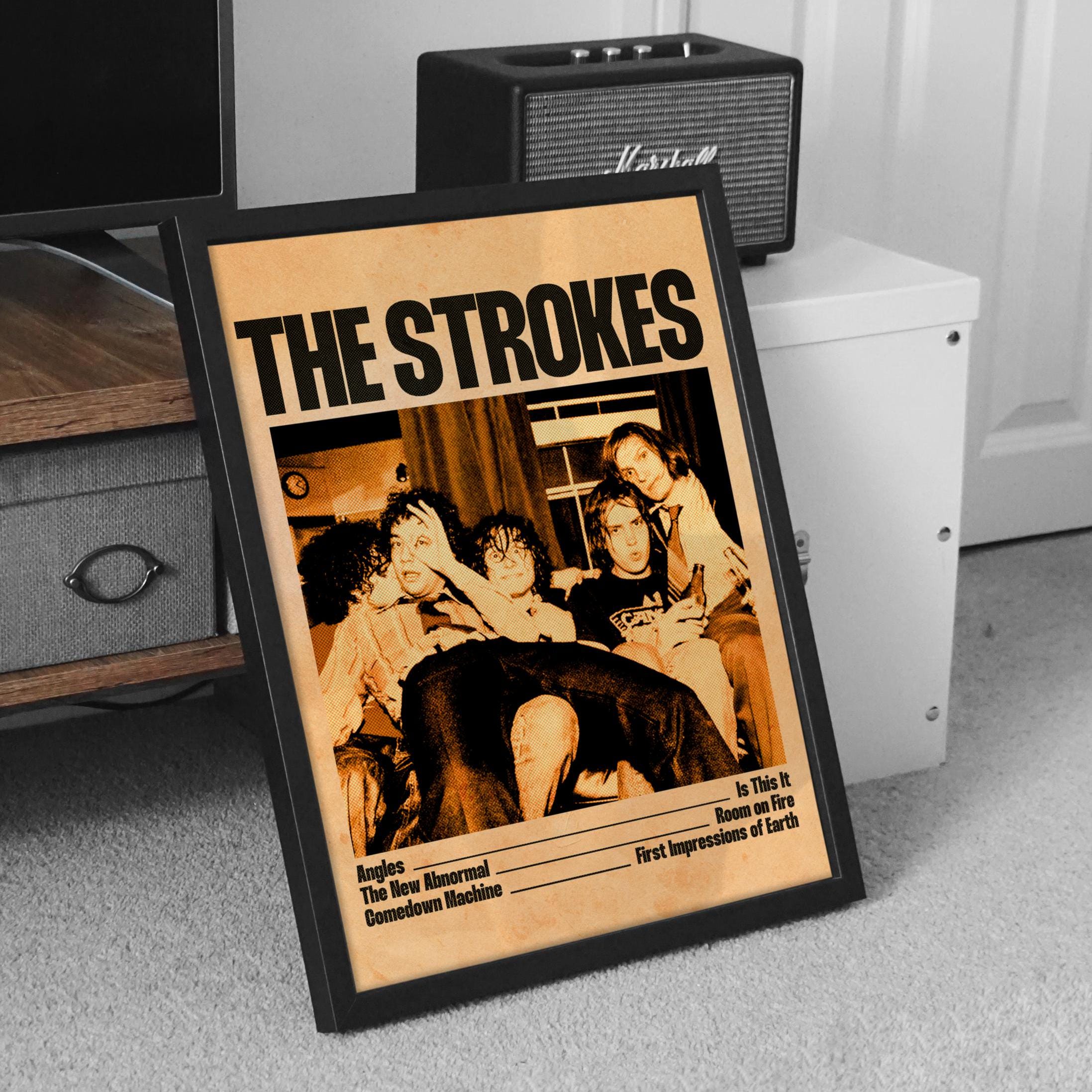 The Strokes Poster: Indie Rock Modern Fan Art (digital Print) - Etsy