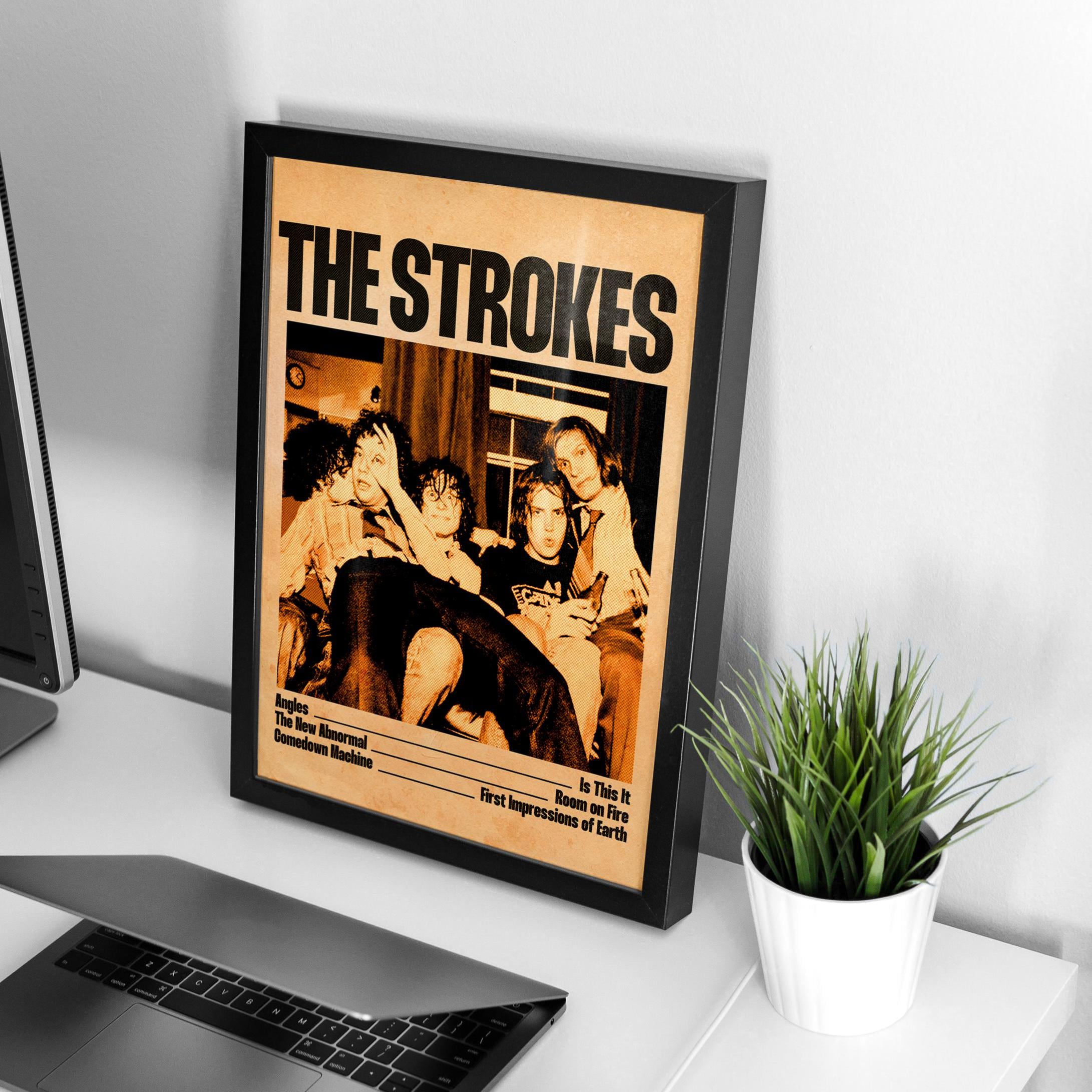 The Strokes Poster | Indie Rock Modern Wall Art - Etsy