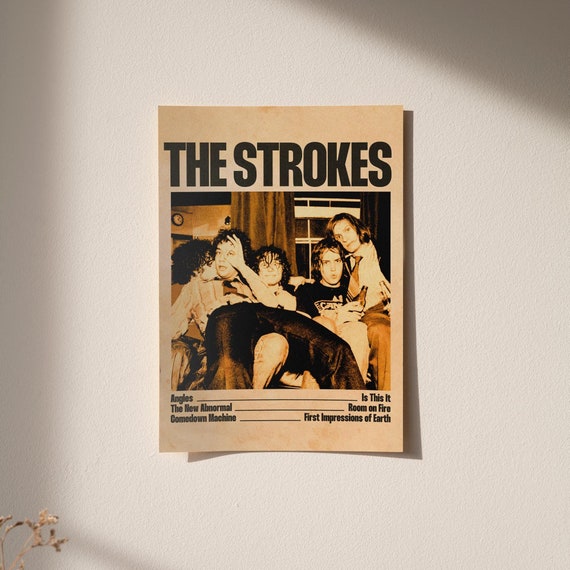 The Strokes Poster | Indie Rock Modern Wall Art - Etsy Canada