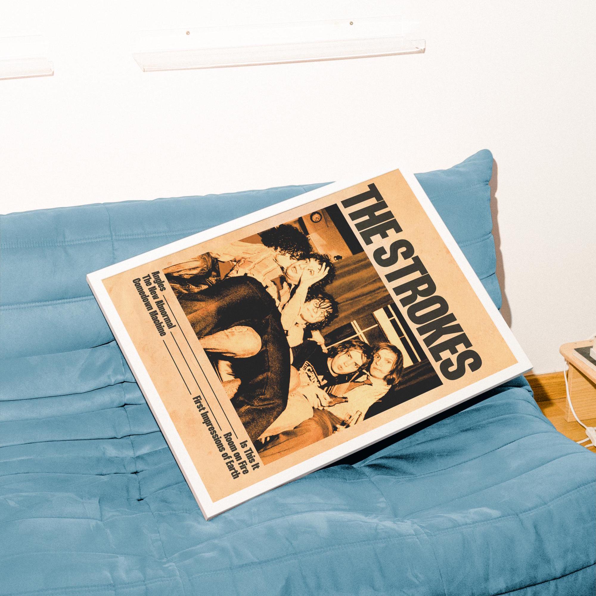 The Strokes Poster | Indie Rock Modern Wall Art - Etsy Canada