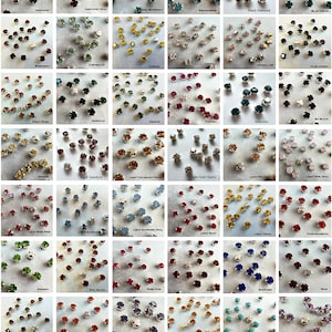 Preciosa Chaton Montees (sew on) 3.8-4mm 16ss