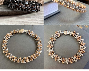 Unbalanced Bead Chains PDF Tutorial and Videos - Including Active Links- no physical supplies included