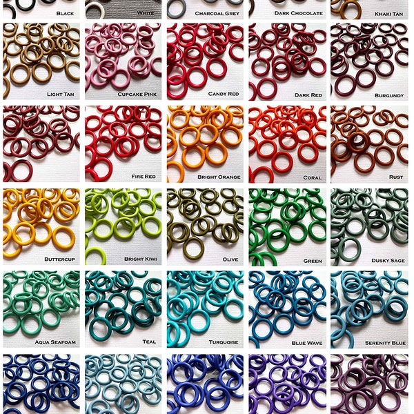 12mm EPDM Rubber O-Rings (ID: 8.5mm) - choose color and quantity