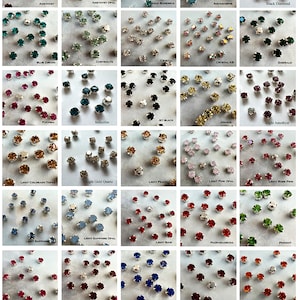 Preciosa Chaton Montees (sew on) 3.8-4mm 16ss