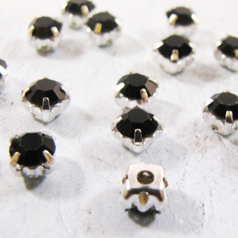 5mm Rhinestone Montee Beads - Choose Color - Etsy