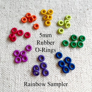 5mm EPDM Rubber O-Rings Hand Picked Mix (ID: 2mm) - Quantity 40