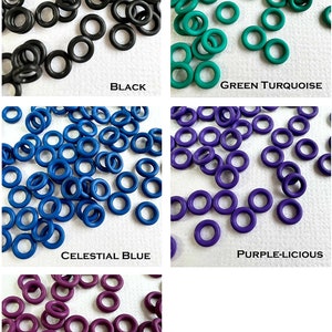 5.3mm Rubber O-Rings (ID: 2.9mm) - Black