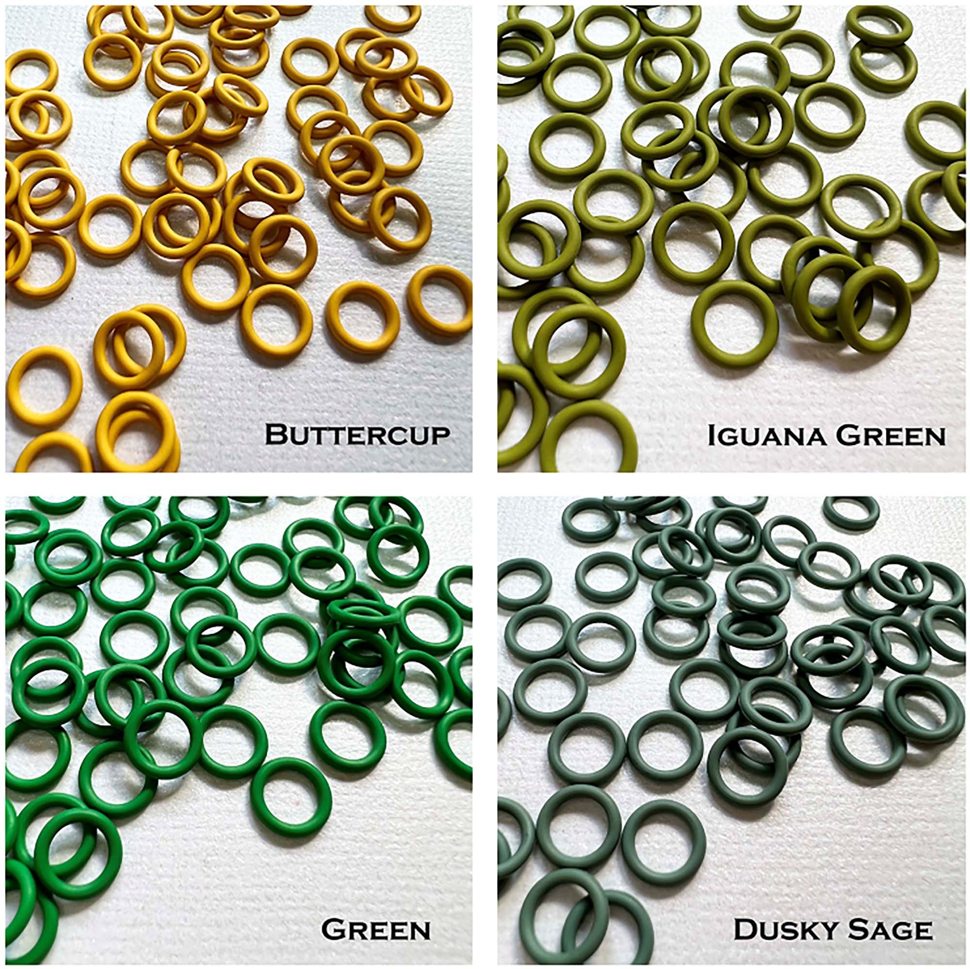 18g 1/4 Jump Rings Matte (SWG) ID: 6.7mm - Choose color & quantity-  Anodized Aluminum – Bead Me A Story