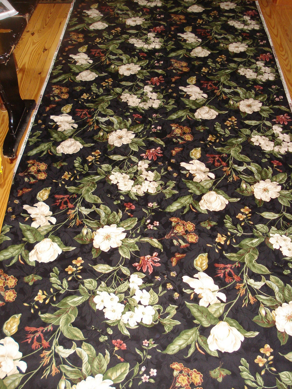 Williamsburg Garden Images heavy cotton fabric / | Etsy