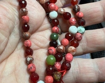 Multi Gemstone Bead Strand 14 1/2'  #3