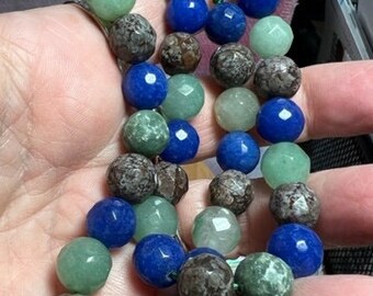 Multi Gemstone Bead Strand 15 1/2'  #2