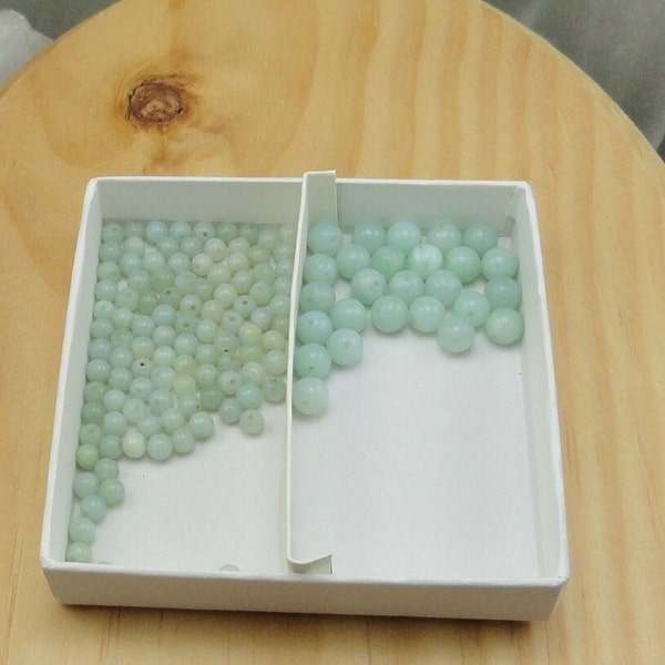 Amazonite 4mm and 6mm Round Beads. Jewelry Making