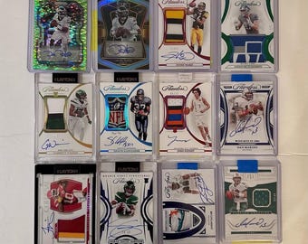 NFL Mystery Card Pack. 30 Cards! 2 Autographs or Jersey Cards, 15 Rookies, + More!