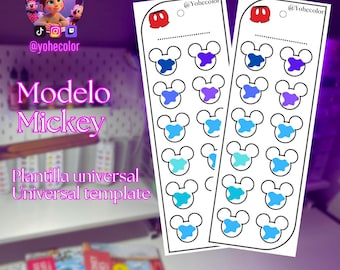 Modello di campione colore - Campione - Modello di campione vuoto - Design di Topolino