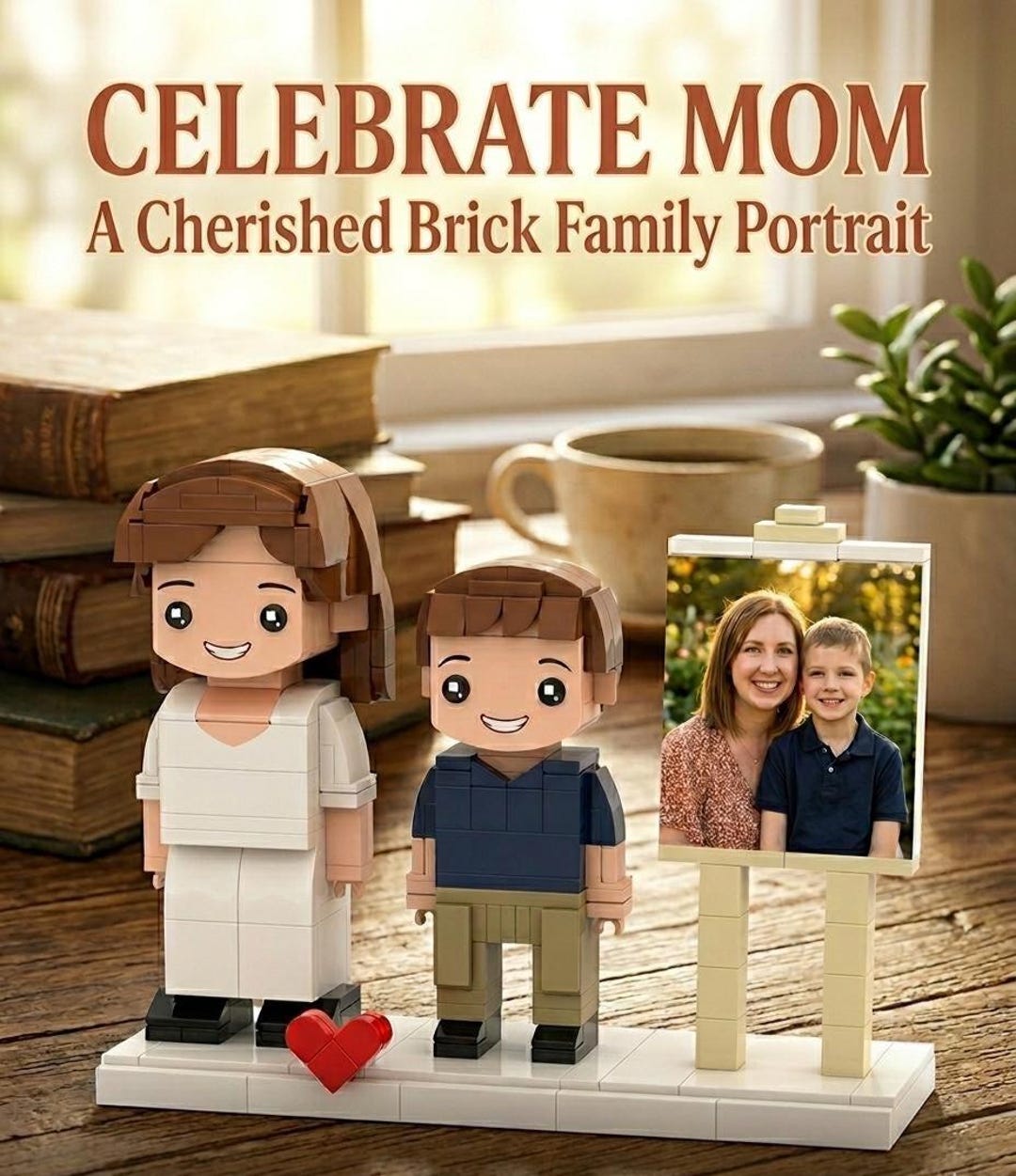 Custom Mom Brick Figure From Photo | Personalized Mini Figure for Mom ...