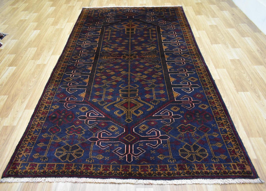 【値下げ依頼】ヴィンテージラグ　トライバルラグ　アフガンラグ　トルクメン 値下げ依頼】ヴィンテージラグ トライバルラグ アフガンラグ トルクメン