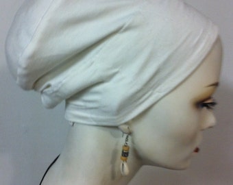 Tichel Volumizer BoBo & Anti Slip ,jewish head covering,chemo head scarf,hair snood,hair cover,bun cover,snoodl White Headband Headcovering